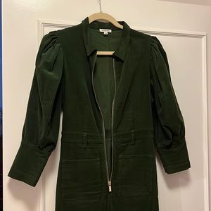 We wore what puff sleeve zipper jumpsuit